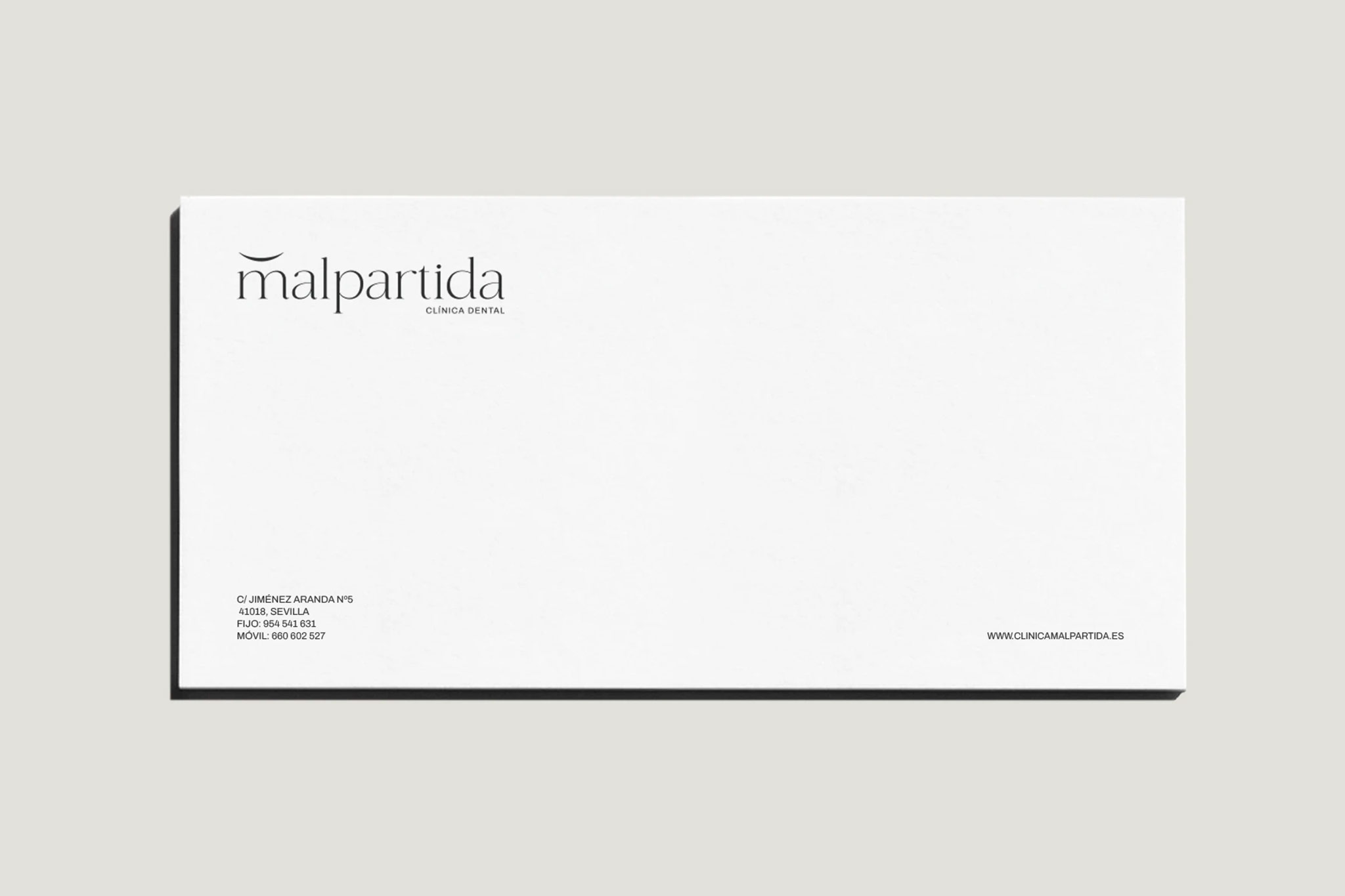 Branding Sevilla y diseño web Malpartida Clínica Dental